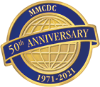 MMCDC 50th Anniversary logo